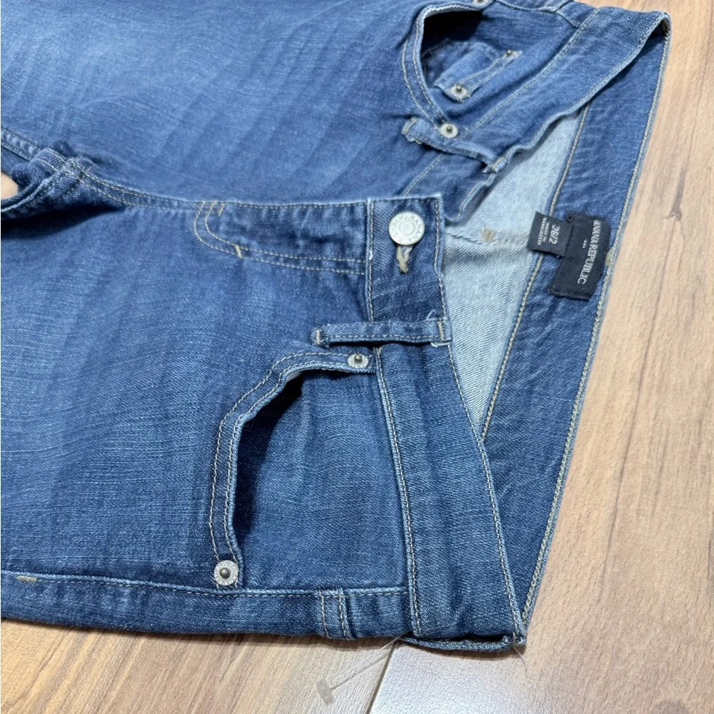 Banana Republic Women Dark Blue Skinny Jeans Size 26/2 - Picture 5 of 13